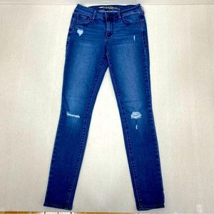 Old Navy The Rock Star Mid-Rise Blue Jeans